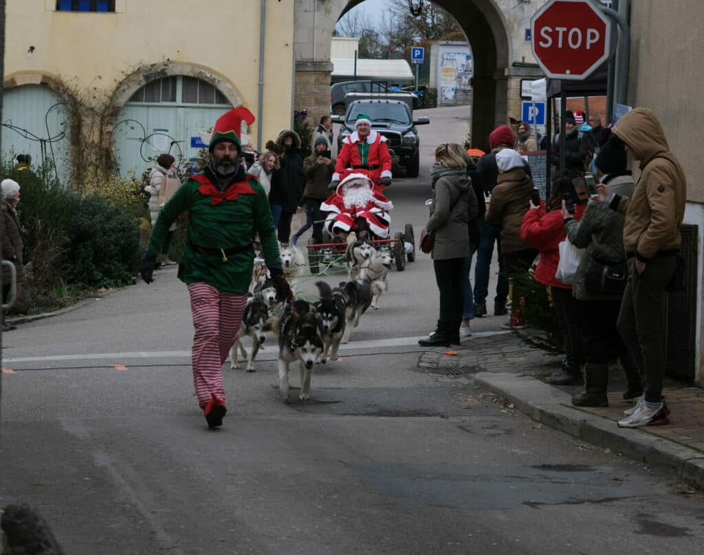 Animation de Noël pour un marché